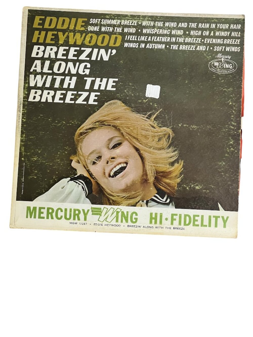 Eddie Heywood Breezin’ Along with the Breeze 1964 Mono Vinyl LP